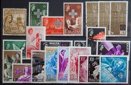 Malta British Lot mit schönen Werten III