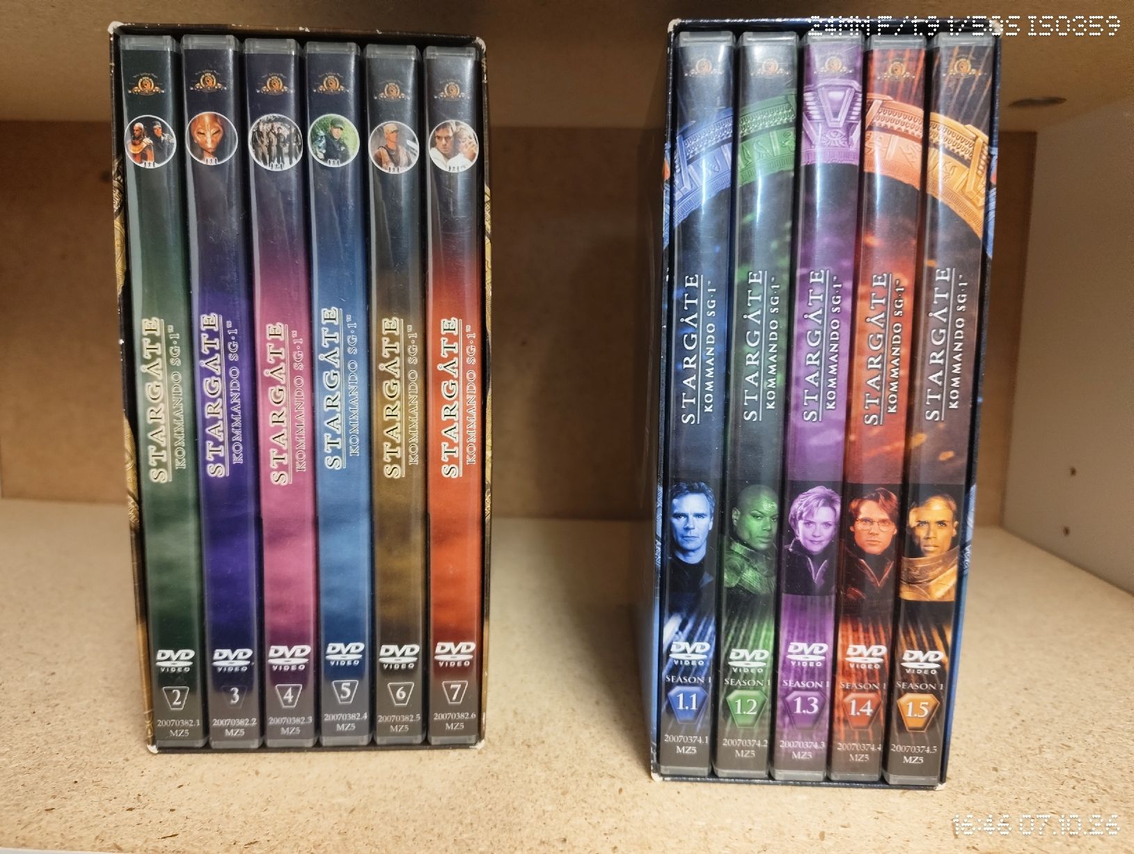 Alle DVDs: Stargate DVD Serie – Gebraucht aus Siebnen von taranomajo