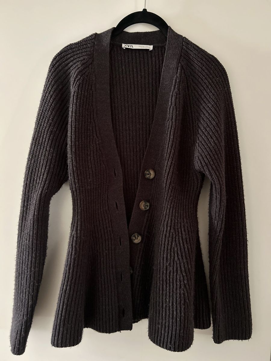 Zara Maglioni & Felpe: Zara Strickjacke in Dunkelgrau Gr.S – Usato da Läufelfingen venduto da Kitty_St 2