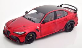 Alfa Romeo Giulia GTAm 2021 dunkelrot met. / schwarz   1:18
