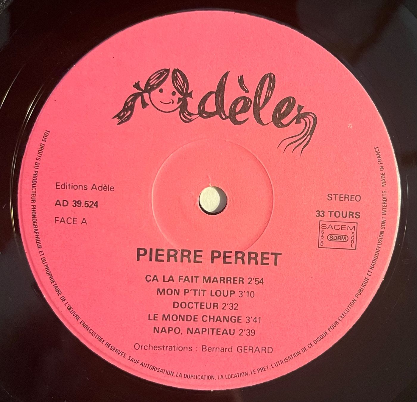 Dischi in vinile: PIERRE PERRET - PIERRE PERRET - 33 Tours – Usato da Bussigny venduto da vinyl-pas-cher 2