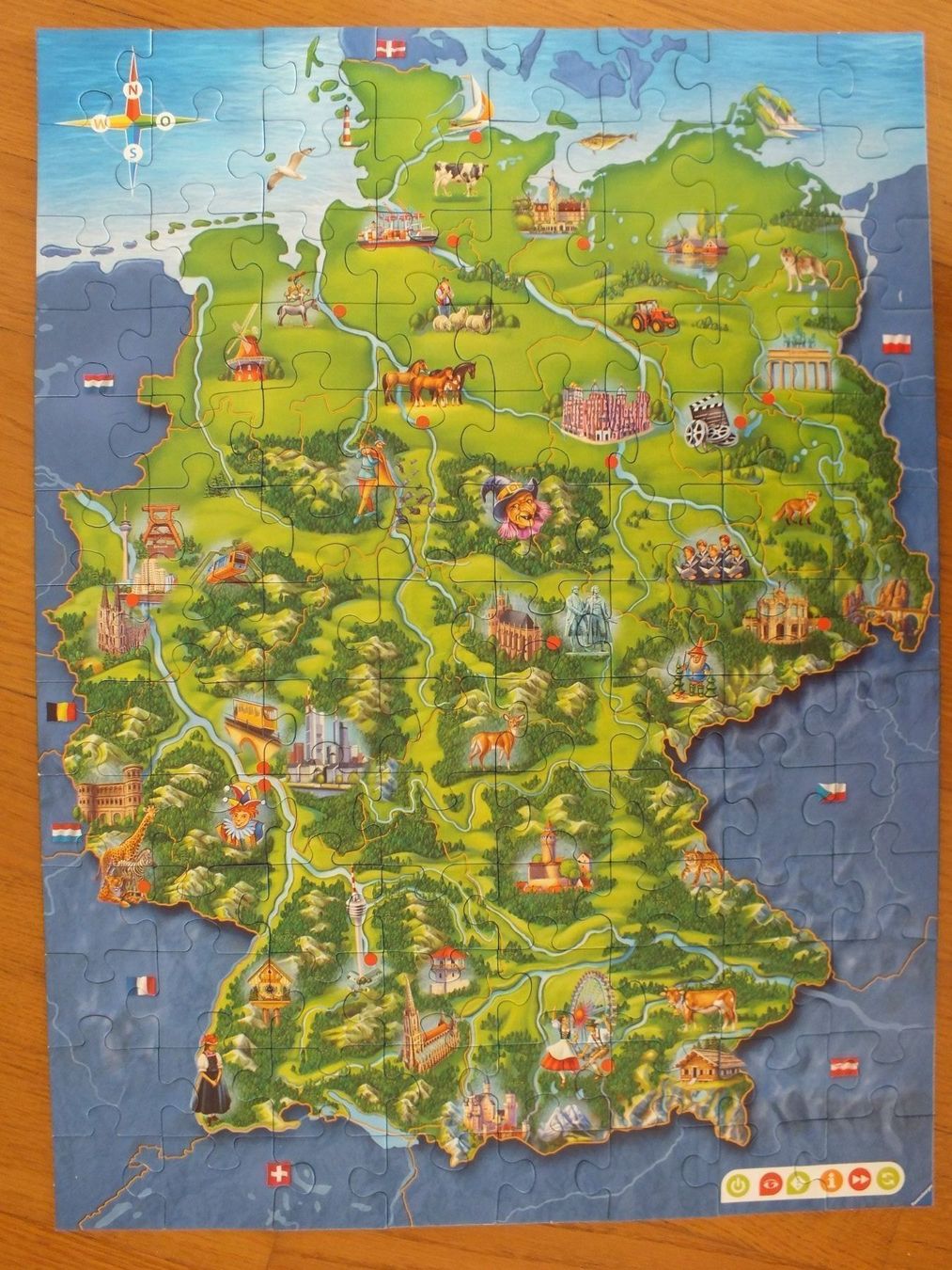 Tiptoi Puzzle: tiptoi Puzzle - Deutschland – Usato da Müllheim Dorf venduto da Seeeule01 2