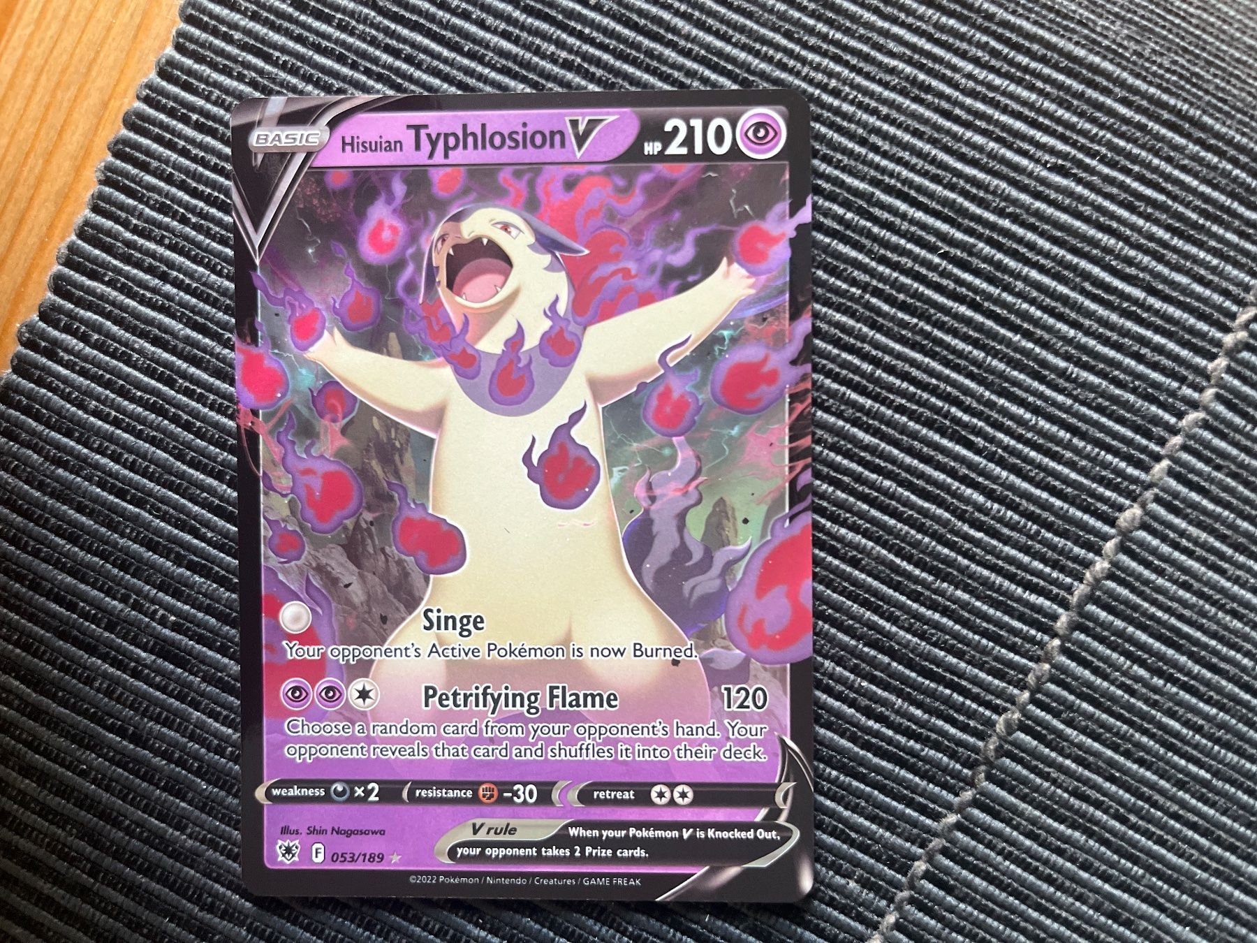 Pokemon Typhlosion V Astral Radiance near Mint (Neu (gemäss ...