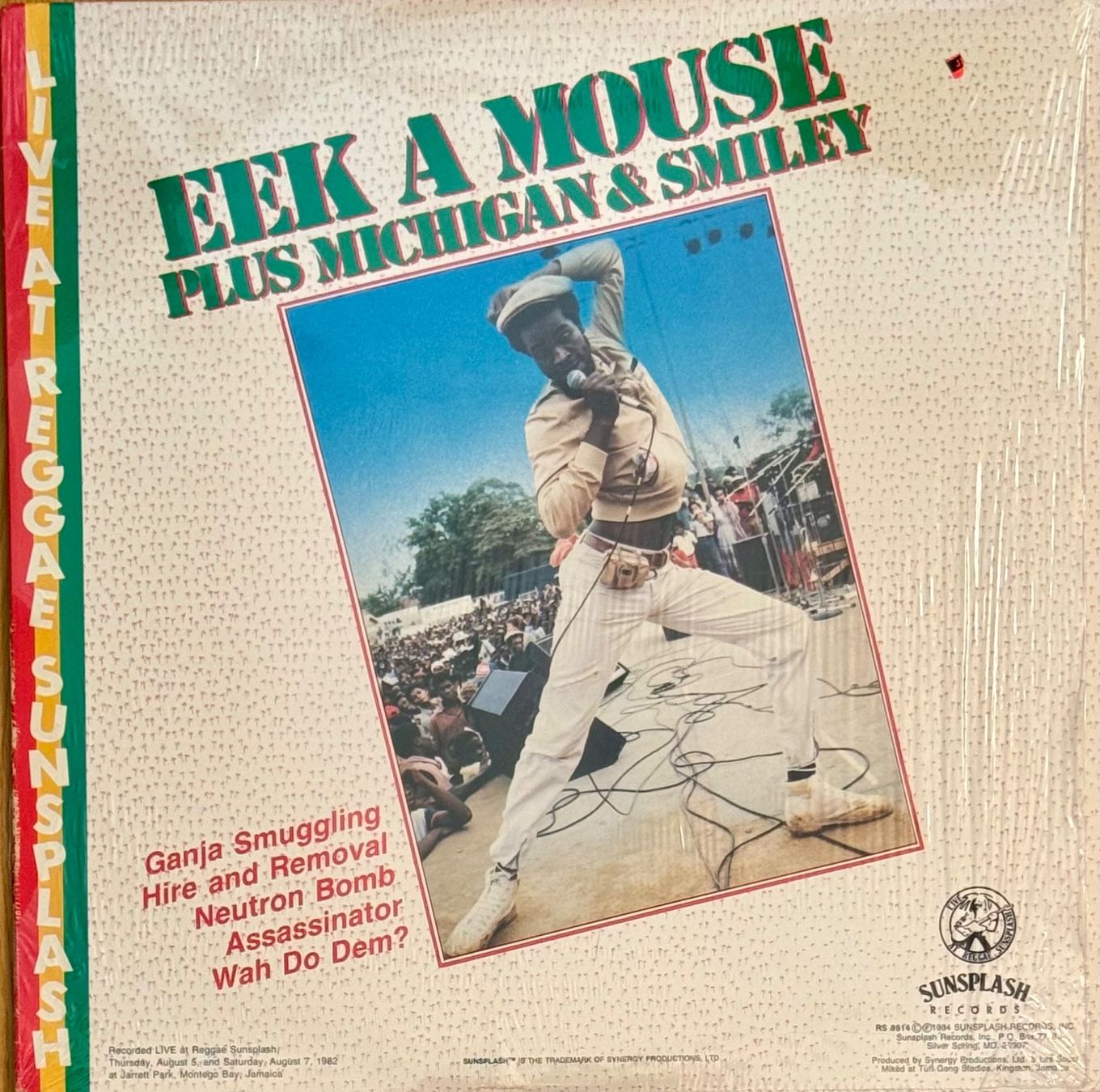 Vinyles: Eek-A-Mouse plus Michigan & Smiley (LP) – D'occasion à Wettswil par osoma99