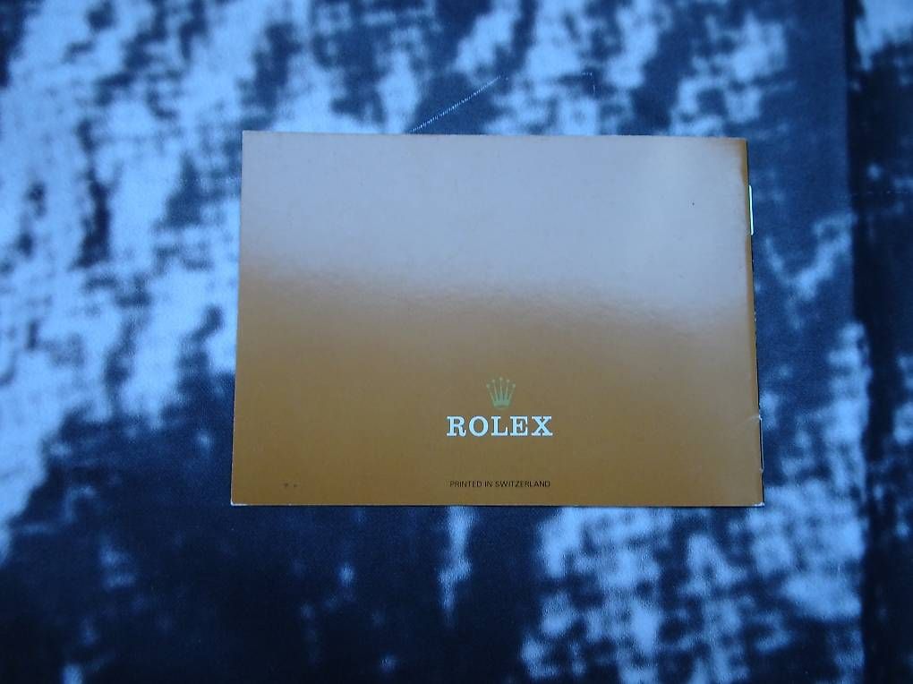 Rolex Orologi: Neuwertige Anleitung Rolex EXPLORER 12./1990 – Usato da Chur venduto da grischa-TIME-world 1
