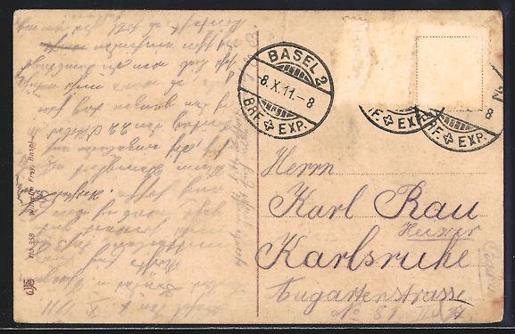 Ansichtskarten: Altdorf /Vierwaldstättersee, Telldenkma – Gebraucht aus Berlin von bartko-reher 1