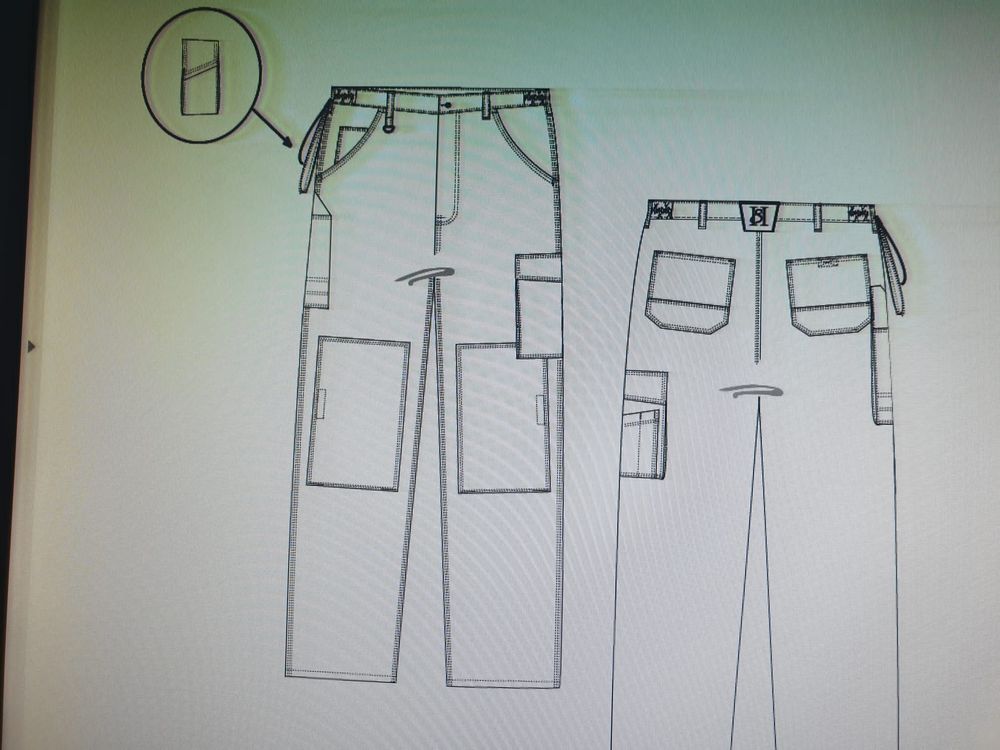 Pantaloni: Arbeithose Gr 44 Blau (Neu) – Nuovo (secondo la descrizione) da Bischofszell venduto da badza72 2