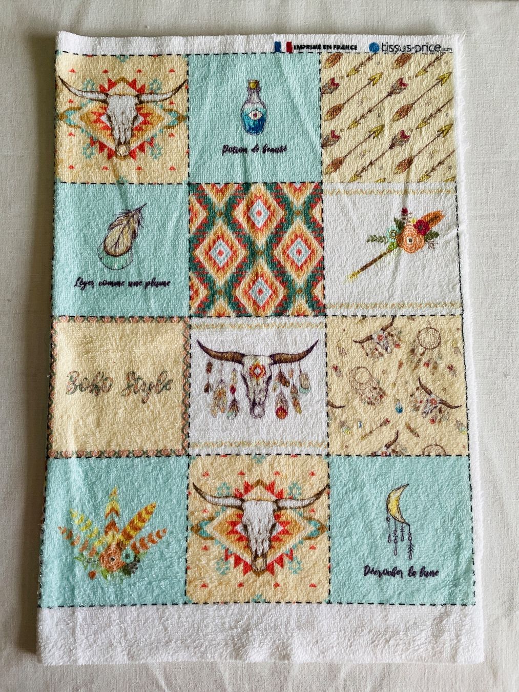 Tessuti: Coupon éponge pour coudre des lingettes lavables - Boho – Nuovo e nell'imballaggio originale da Gland venduto da san_xz5j 3