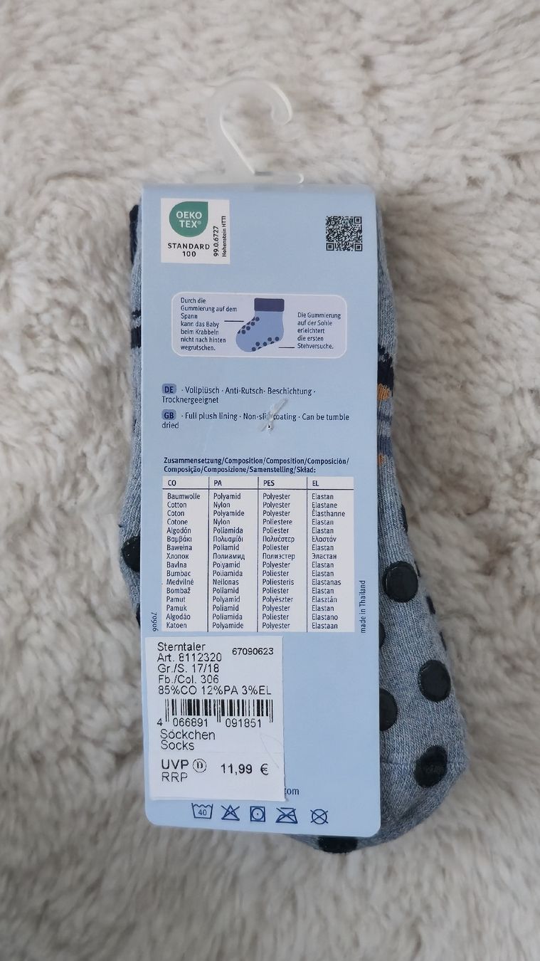 Sterntaler Socken für Kinder: 2er Krabbelsöcken ABS, NEU – Neu und originalverpackt aus Alpthal von MJA88 1