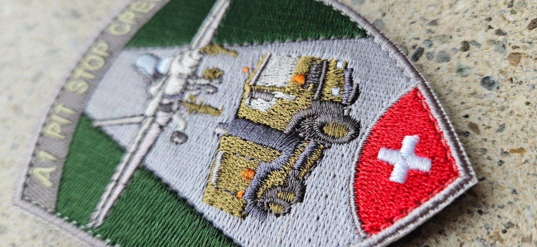 Schweizer Armee Placchette & Badge: *** Badge A1 Landung mit klett *** – Nuovo e nell'imballaggio originale da Riedholz venduto da fr_sIruP 1