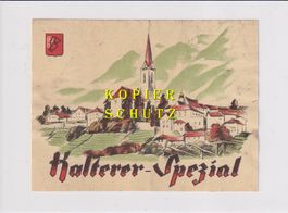 Etikette - Kalterer-Spezial /bd