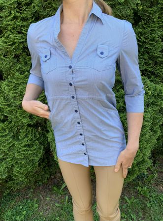 Camicia azzurra leggera - ideale per la mezza stagione!