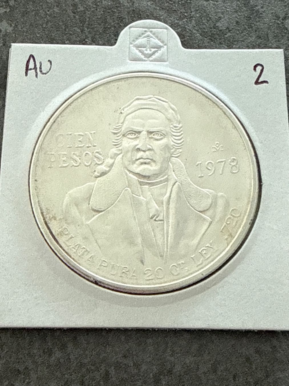 Tutti le monete: Mexico - Silver Coin - 100 Pesos Morelos 1978 – Usato da Pully venduto da ta571