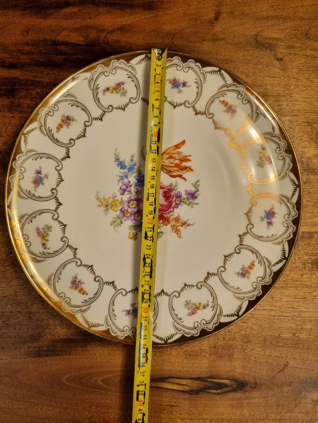 Servierplatten: Grosse Tirschenreuth Prunkplatte Golddekor 34 cm – Gebraucht aus Scharnachtal von devin03 2