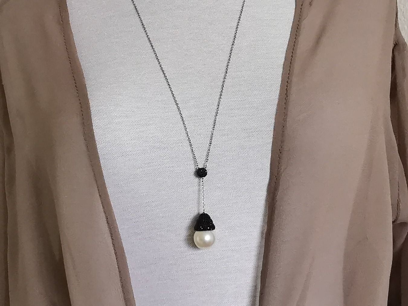 Swarovski Ketten: Swarovski Y-Kette Perle Pointiage Kristall – Neu (gemäss Beschreibung) aus Zürich von Efriede 3
