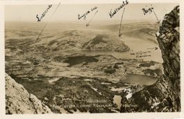 Pilatus-Kulm   OW  -  Blick geg. Luzern, Küssnacht   um 1938