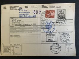 Chiasso Paketkarte