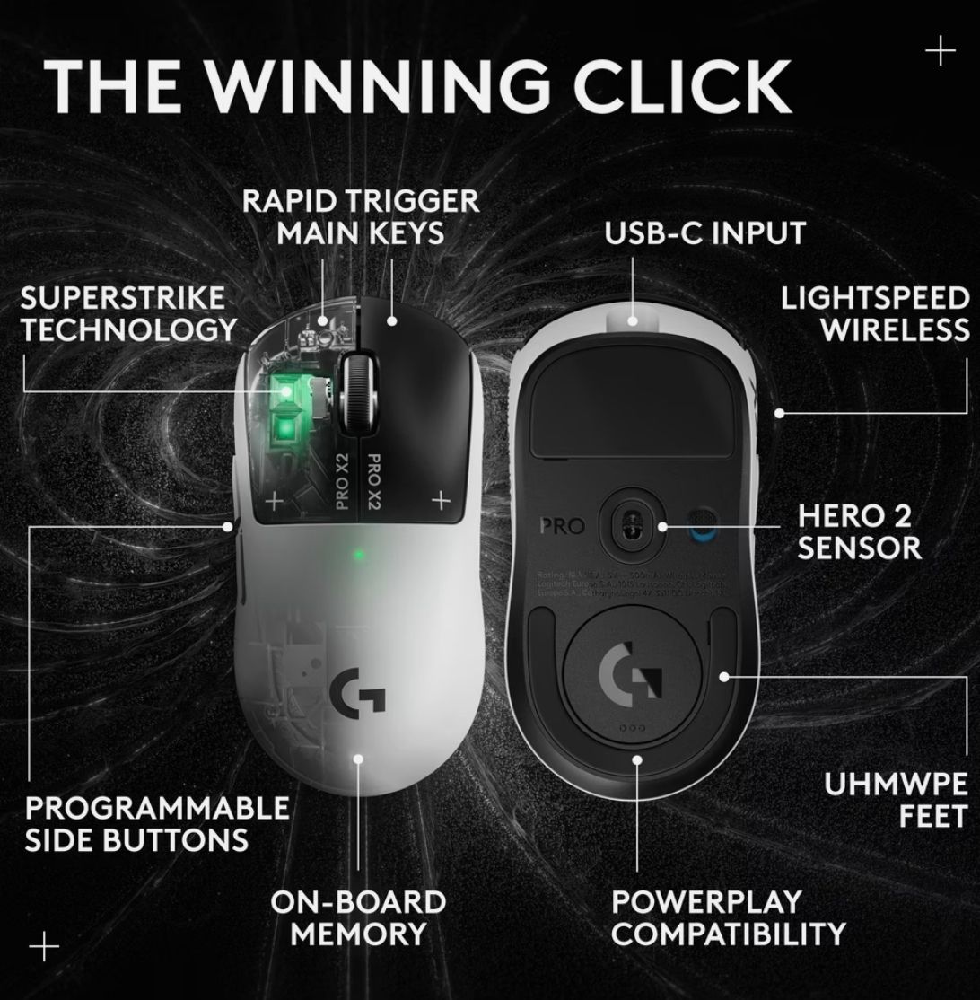 Logitech Souris: Logitech G PRO X 2 Superstrike – Neuf (Voir description) à Winterberg ZH par raz_5l7h 6