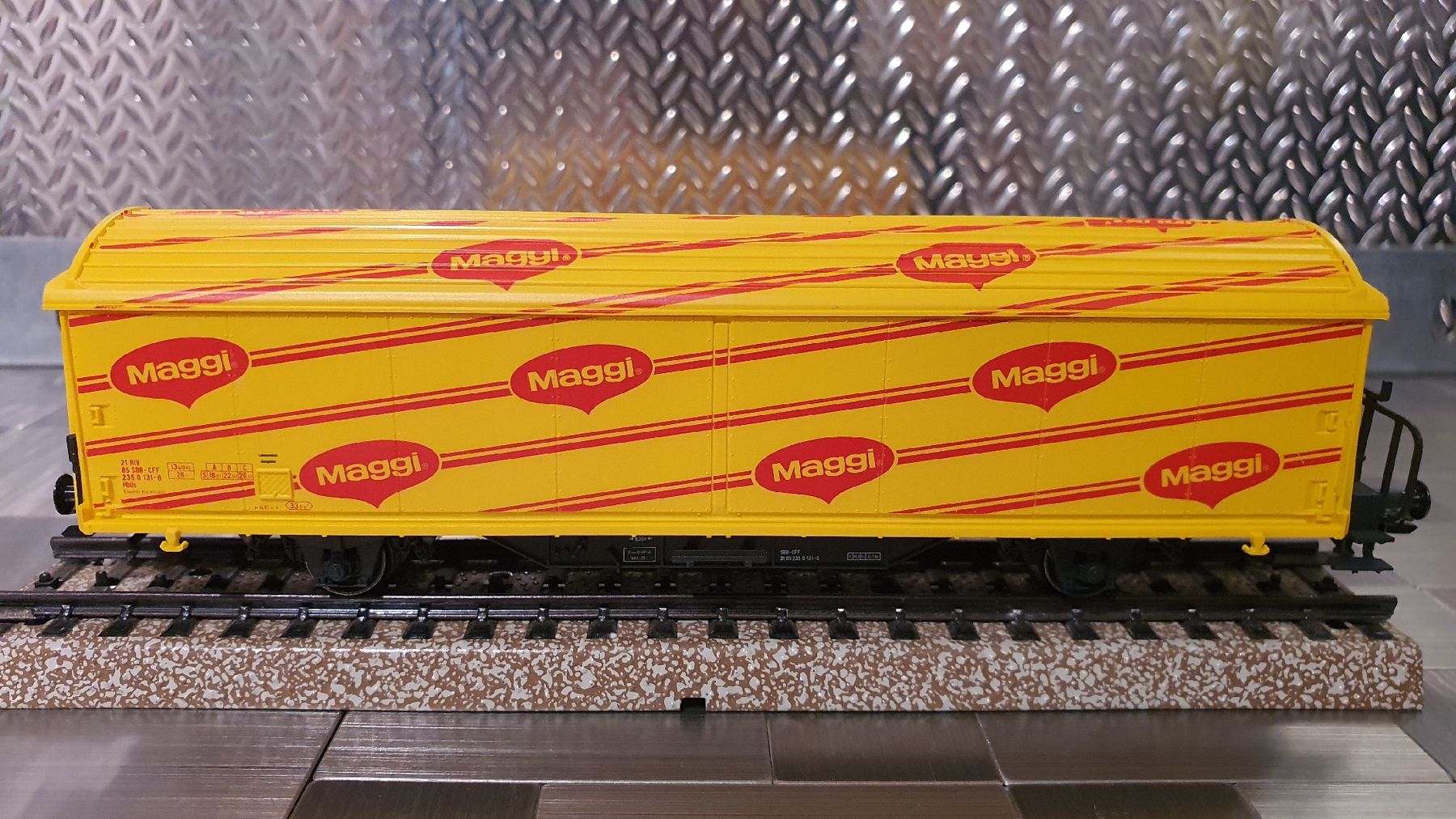 Märklin Modellini di ferrovie: MÄRKLIN 4835 GÜTERWAGEN – Usato da Männedorf venduto da Modellbau-wyss 2