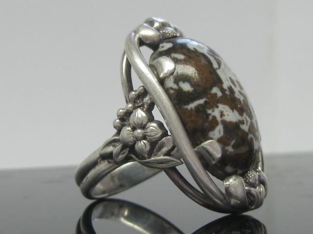 Ringe: Antik Ring Silber 835 Achat Gr. 52 / 8.56 g – Gebraucht aus Ermatingen von Decovin