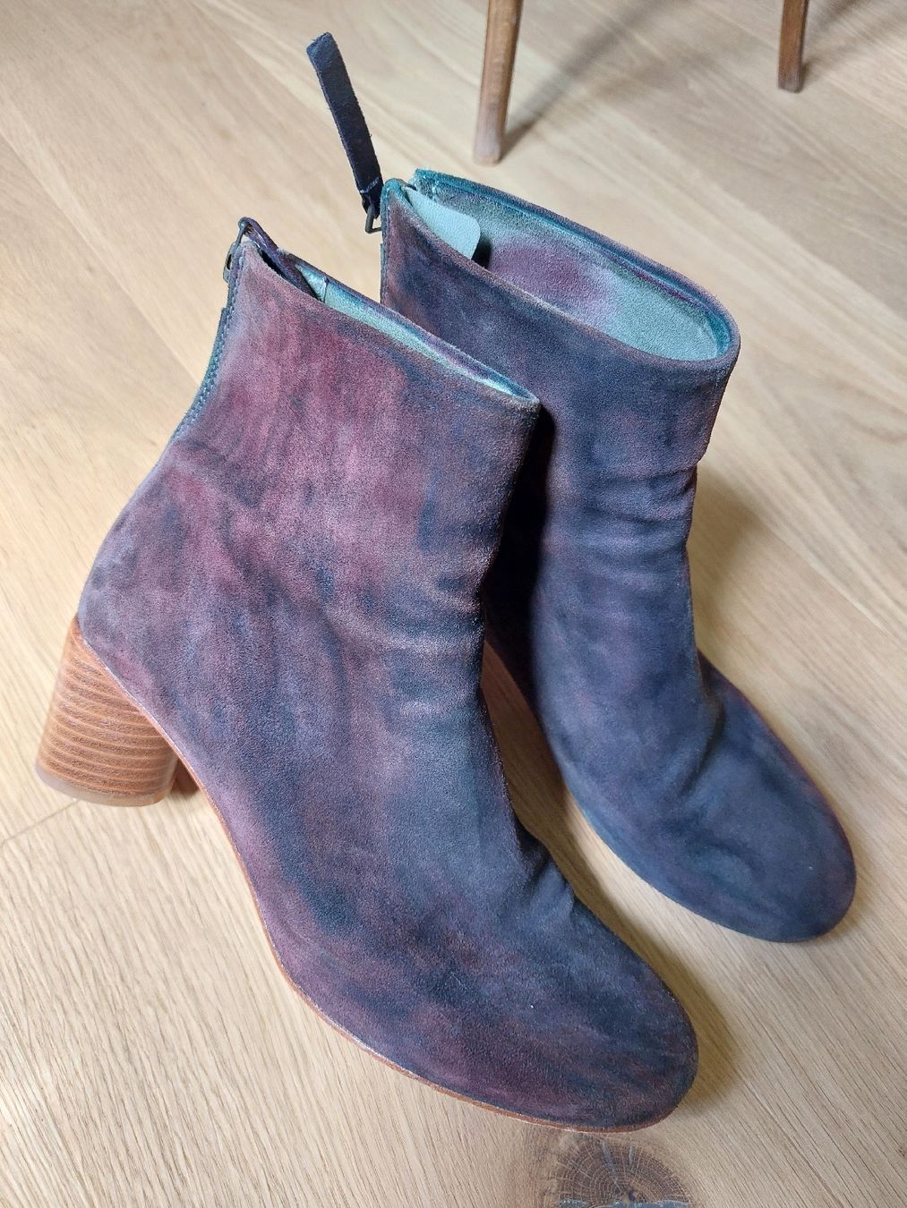Bisgaard Scarpe da donna: Bottines Bisgaard en cuir velours 38 – Usato da Corserey venduto da Matahari91