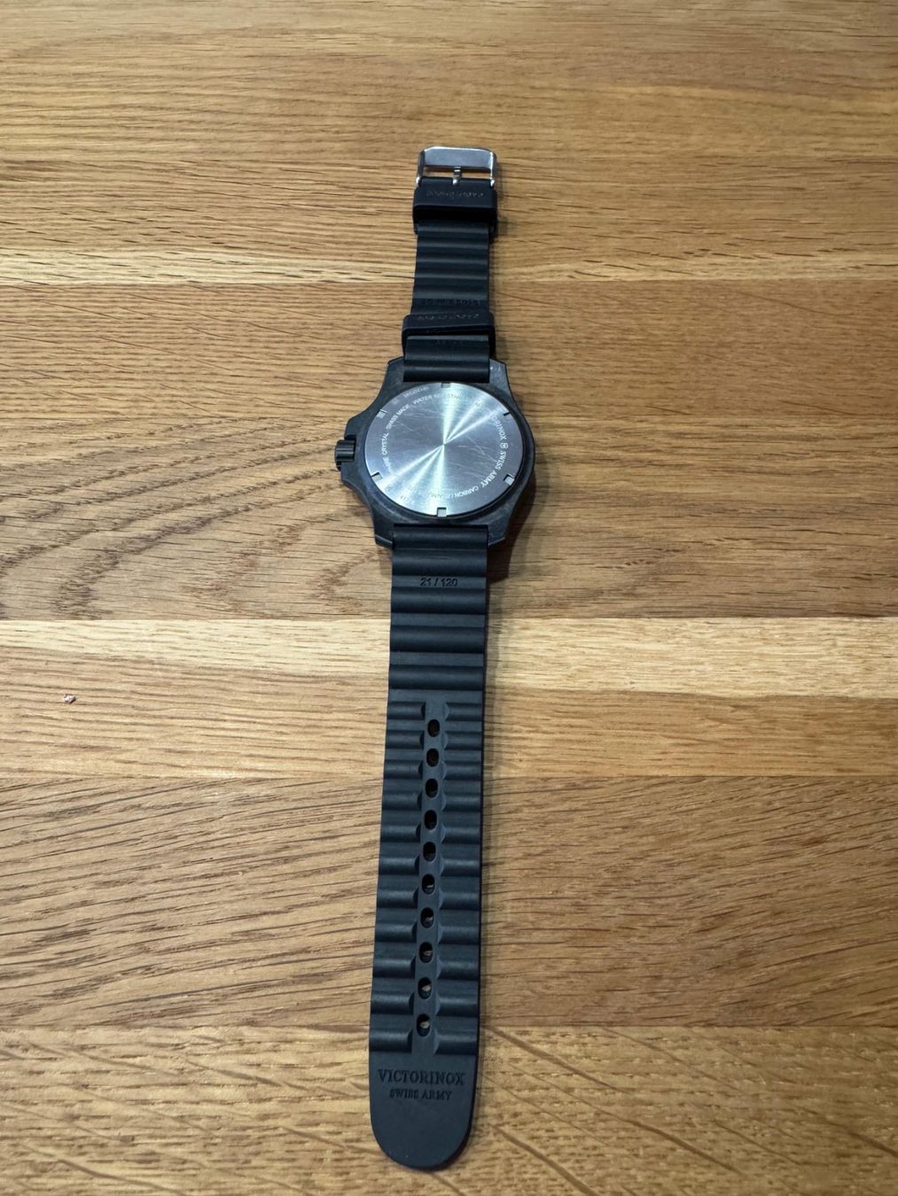 Victorinox Orologi: Victorinox INOX Carbon Black Uhr – Usato da Brunnen venduto da chief97 4