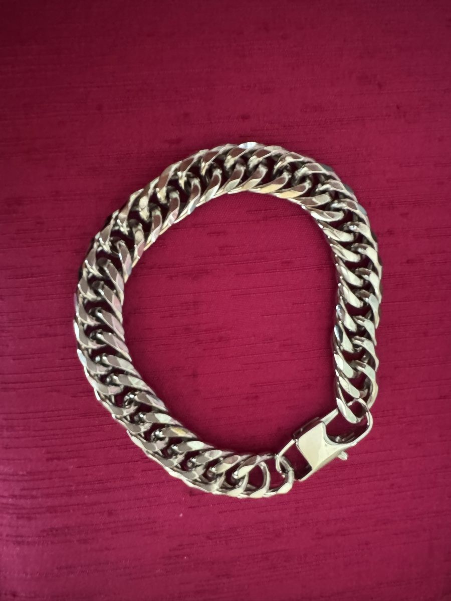 Bracciali & Braccialetti: Silberfarbenes Armkettchen (neu) – Nuovo e nell'imballaggio originale da Lachen SZ venduto da artbyblondangel