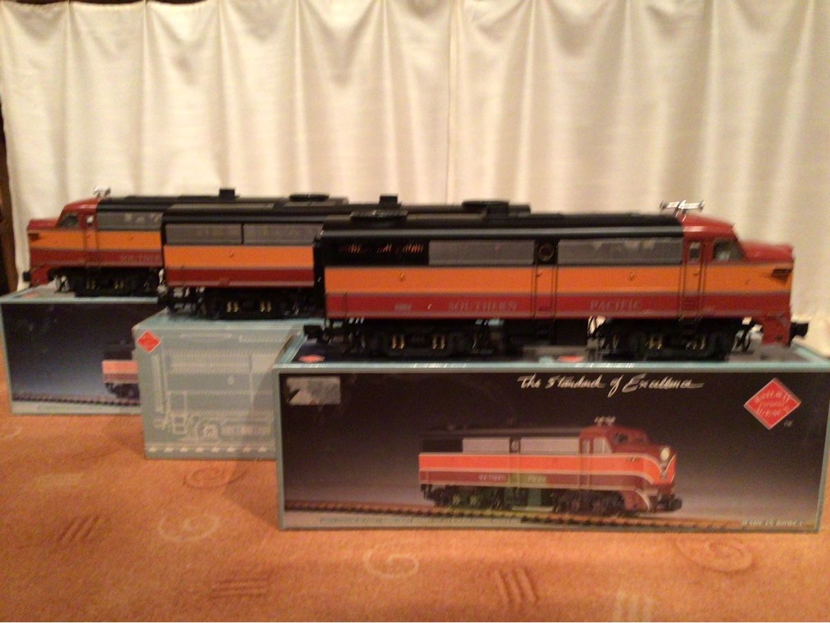 Modellini di ferrovie: Aristocraft FA1/FB1/FA1 Combo der SP Railway Spur G – Usato da Gross venduto da Romagross 1