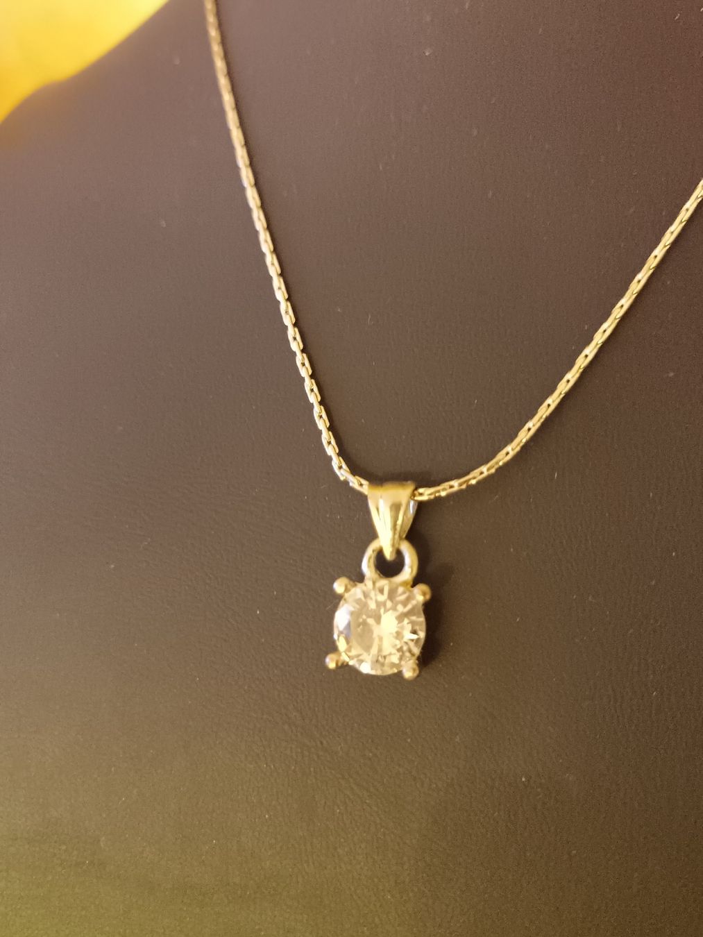 Catenine: Rhodium Halskette mit Diamond – Nuovo (secondo la descrizione) da Frümsen venduto da Swissline90 1