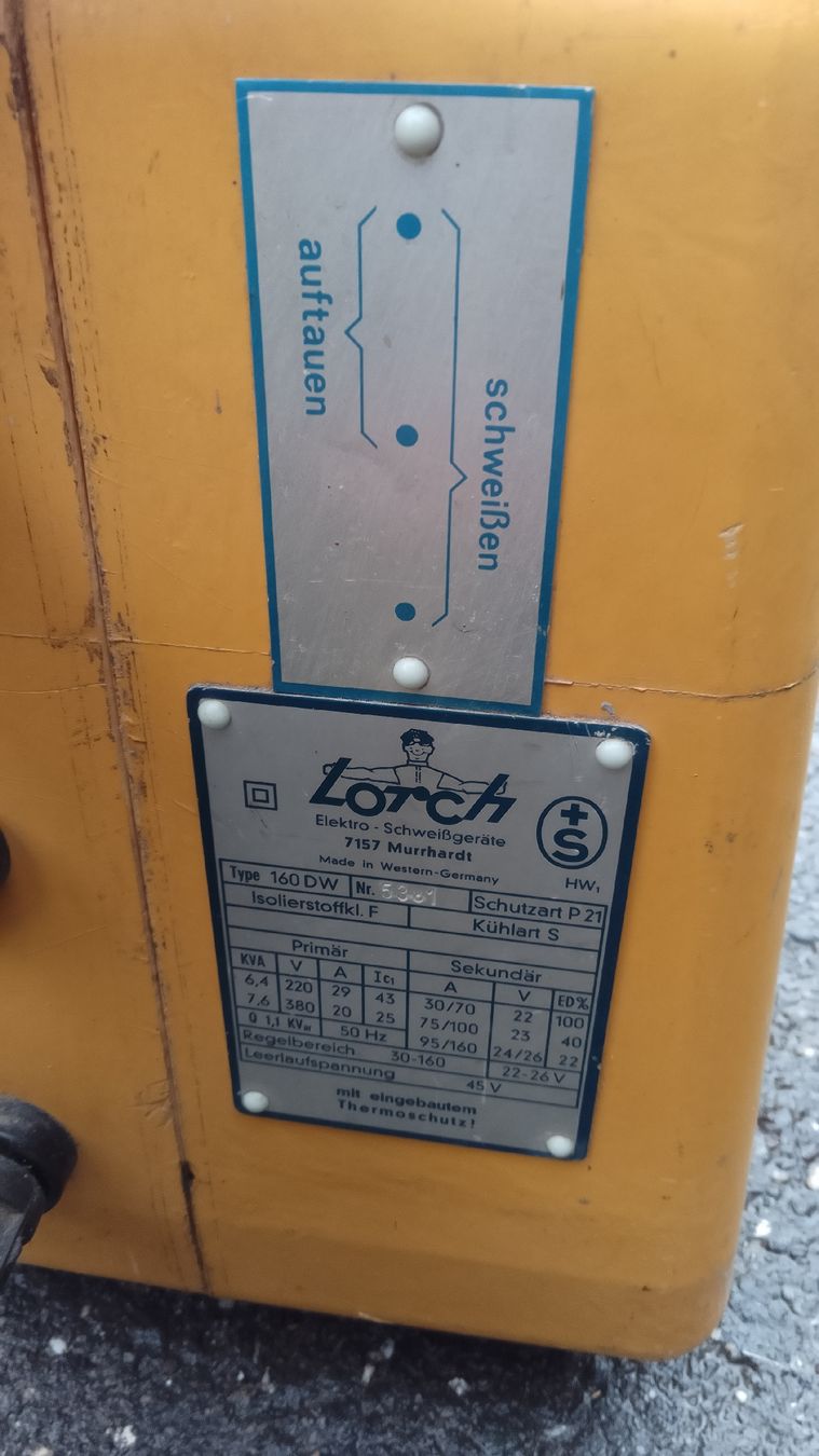 Saldatori: Schweissgerät Lorch160 DW. – Usato da Gretschins venduto da Gisi7 3
