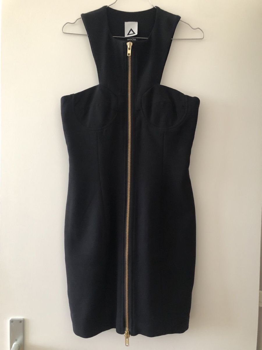 Vestiti: Robe cut out avec zip AQUA – Nuovo e nell'imballaggio originale da Onex venduto da kattrina