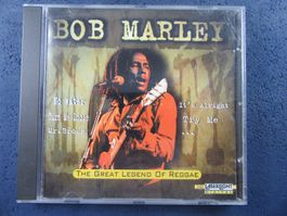 BOB MARLEY CD THE GREAT LEGEND OF REGGAE " NO WATER" usw