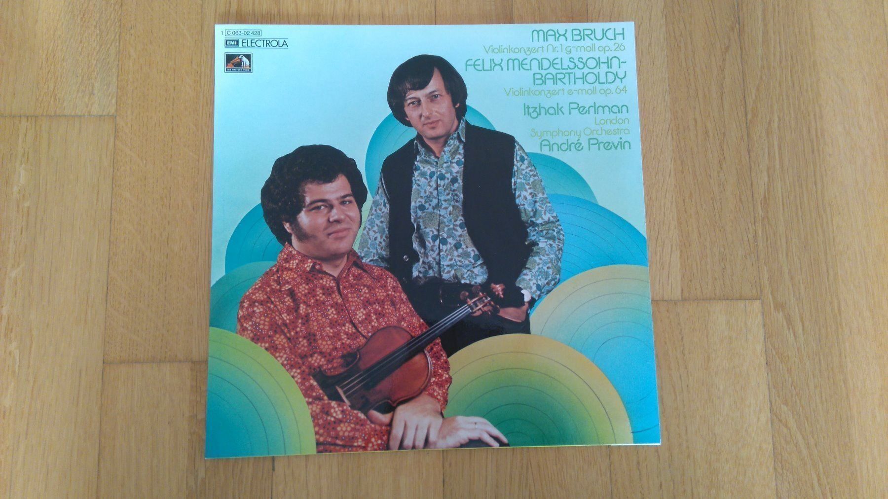Schallplatten: M.Bruch,F.Mendelssohn,I.Perlman,A.Previn – Gebraucht aus Luzern von Einh0rn