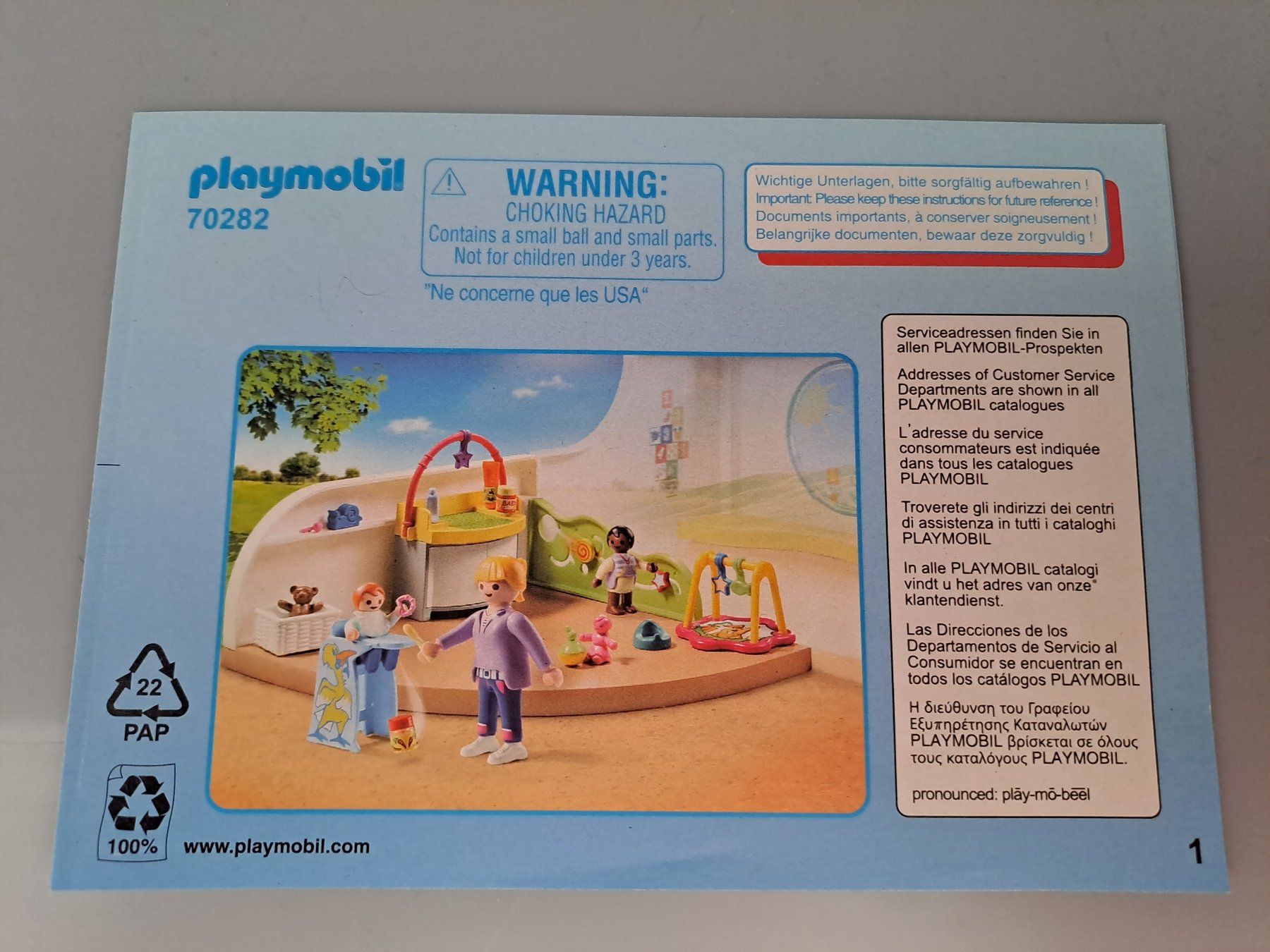 Playmobil Spielzeuge: Playmobil 70282 Krabbelgruppe gebraucht – Gebraucht aus Glashütten von Schwebefisch 2