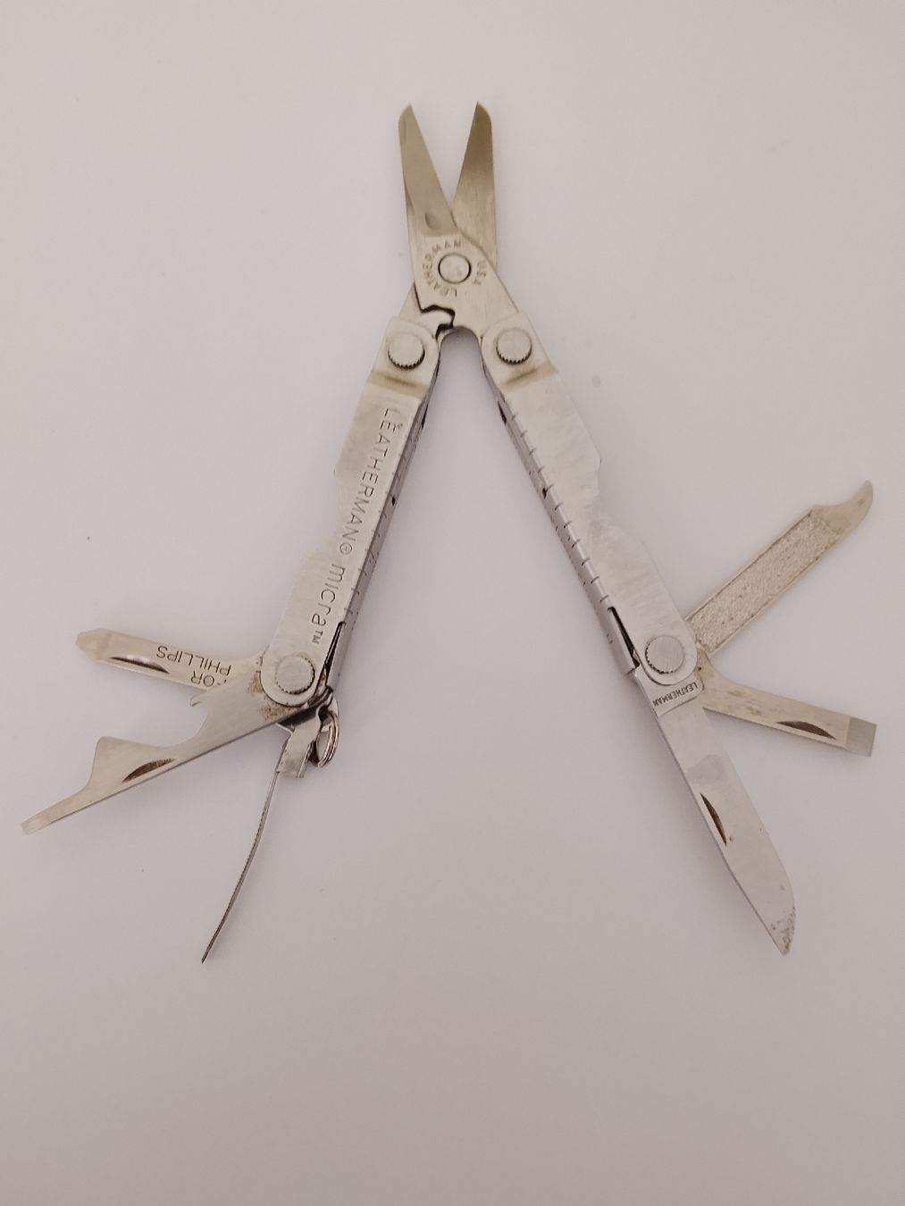 Leatherman Tous les outils: Leatherman Micra Multifunktion Werkzeug/ Sackmesser  – D'occasion à Biel/Bienne par Vintage-timearts 1