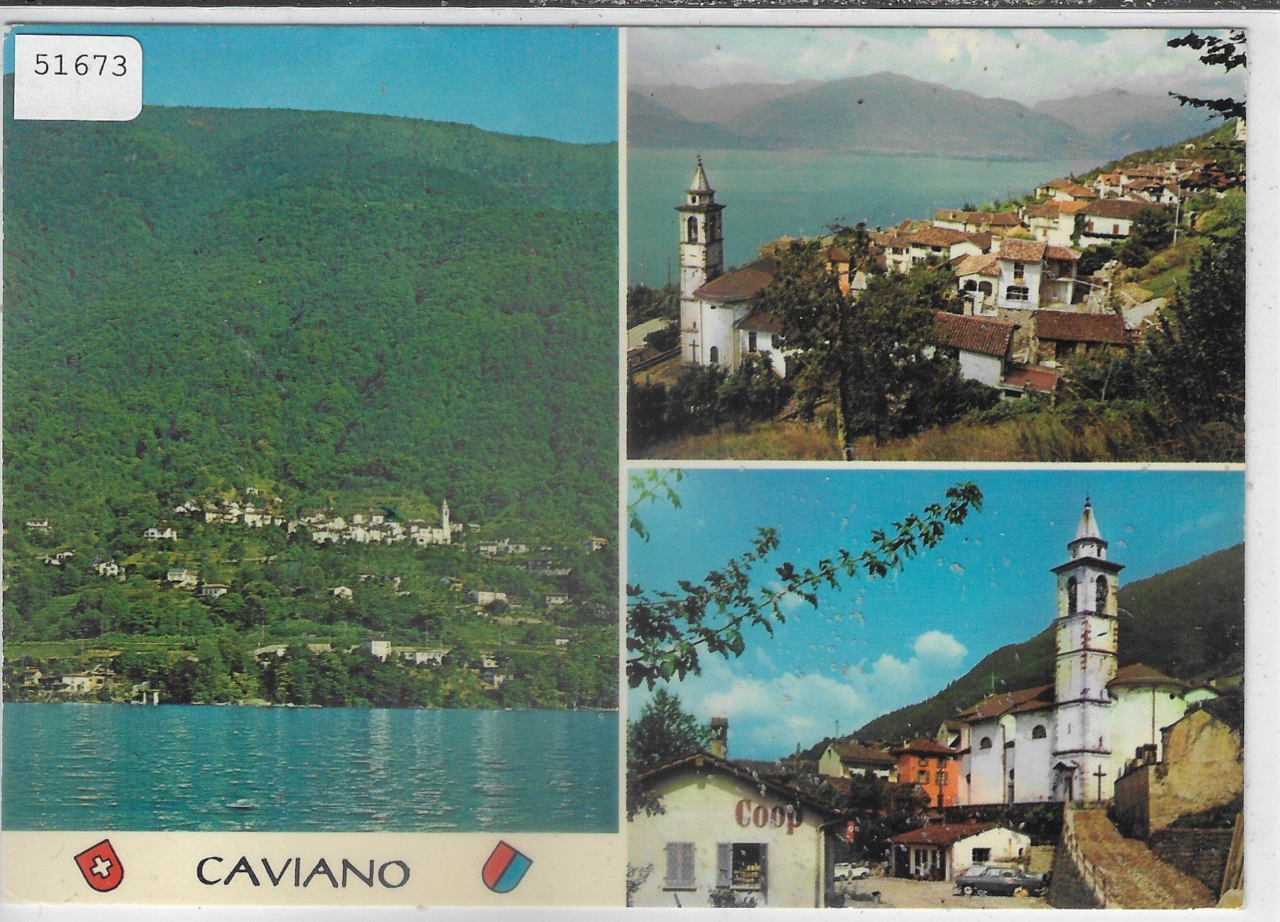 Cartoline postali: Caviano - Multiview – Usato da Ettingen venduto da Kartenplanet