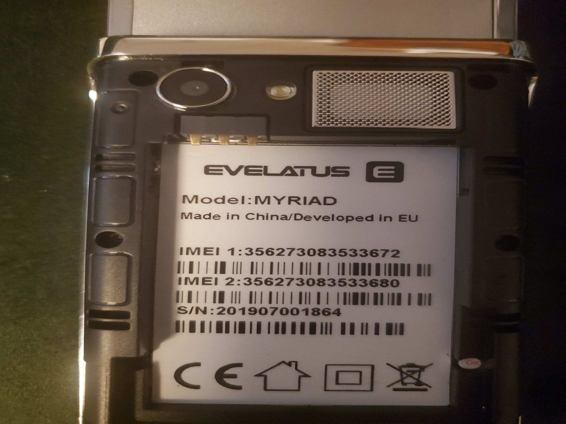 Telefoni cellulari / Smartphones: Handy 2G Evelatus Myriad – Difettoso da Rutschwil venduto da re-pariert 1