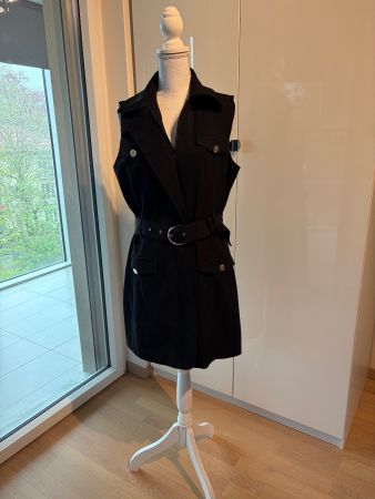 Morgan - Black Dress with zip, size 44