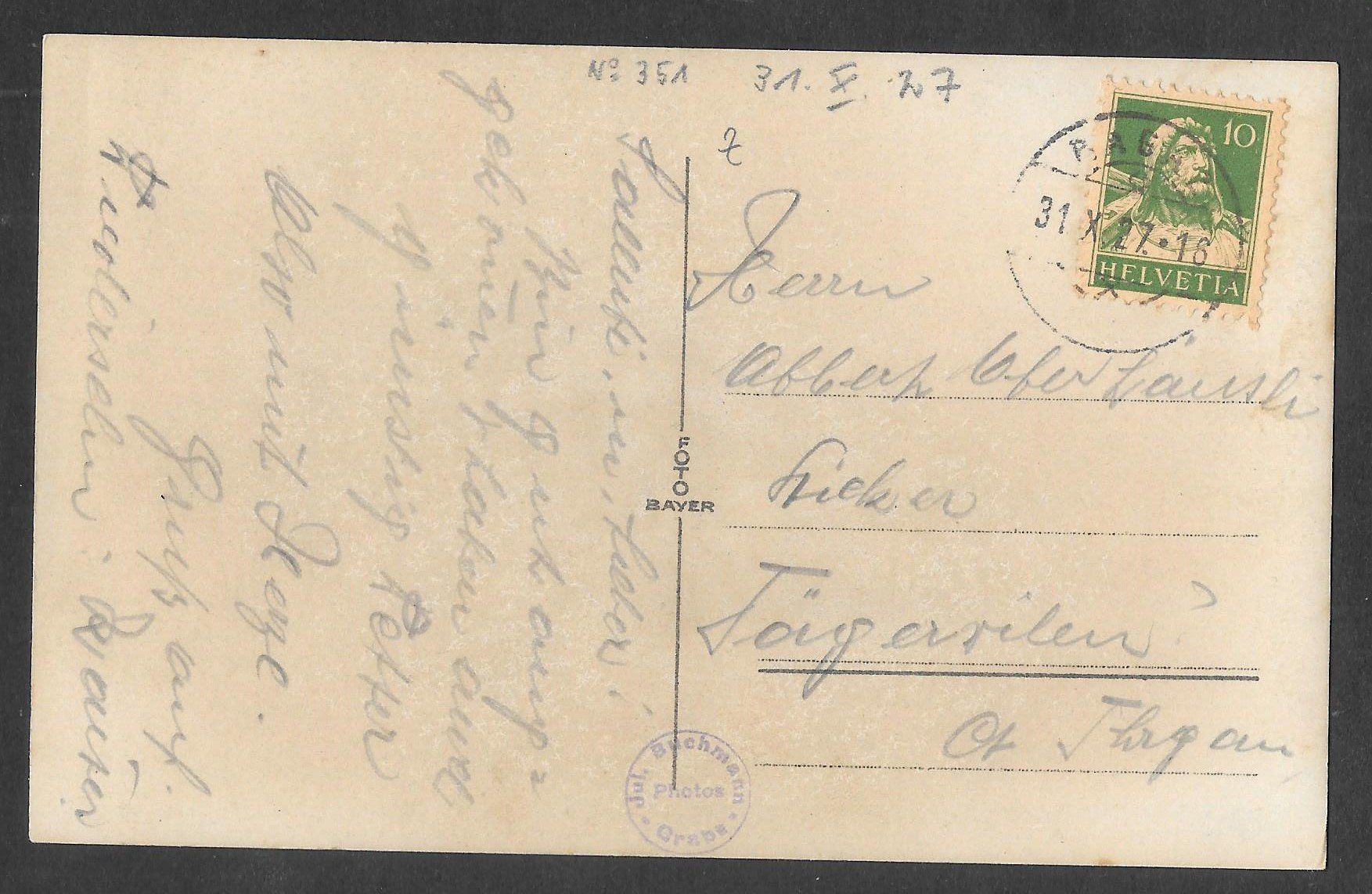 Cartoline postali: Gams Dorfansicht – Usato da Olten venduto da clotaldi 1