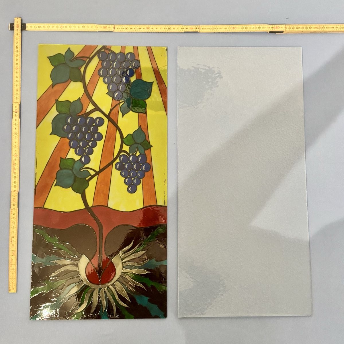 Dipinti: Hinterglasmalerei - Weinstock / Lebensbaum (Kunst) – Usato da Küblis venduto da AlpinePro_GR 2
