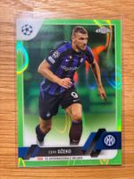Topps Chrome Edin Dzeko Inter Green Lava
