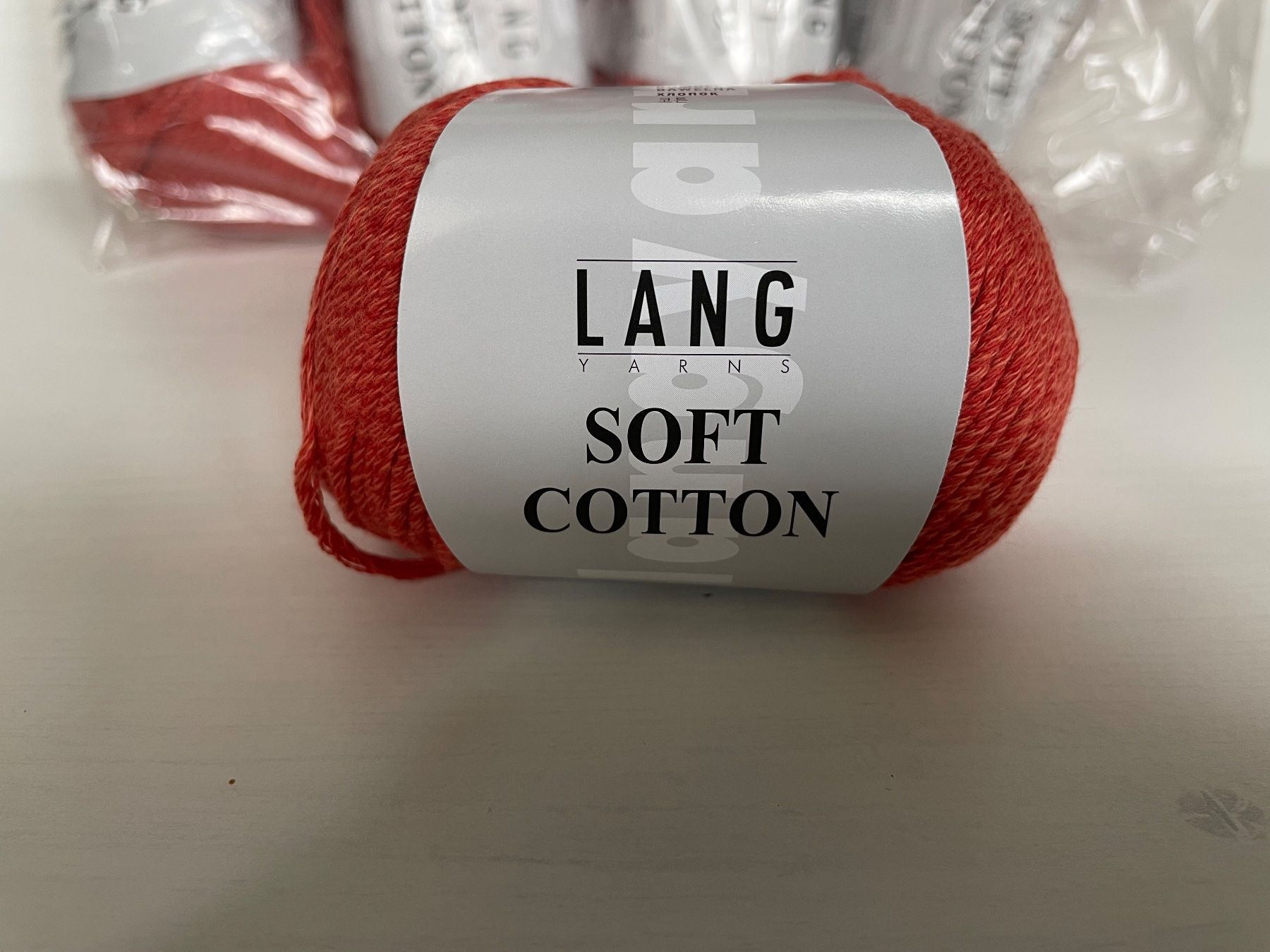 Lana: 10 Knäuel Lang Soft Cotton – Nuovo e nell'imballaggio originale da Büsserach venduto da bor_s88m