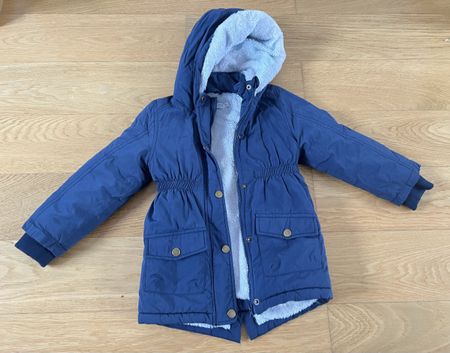 Dirkje warme Jacke Blau Gr. 92/98