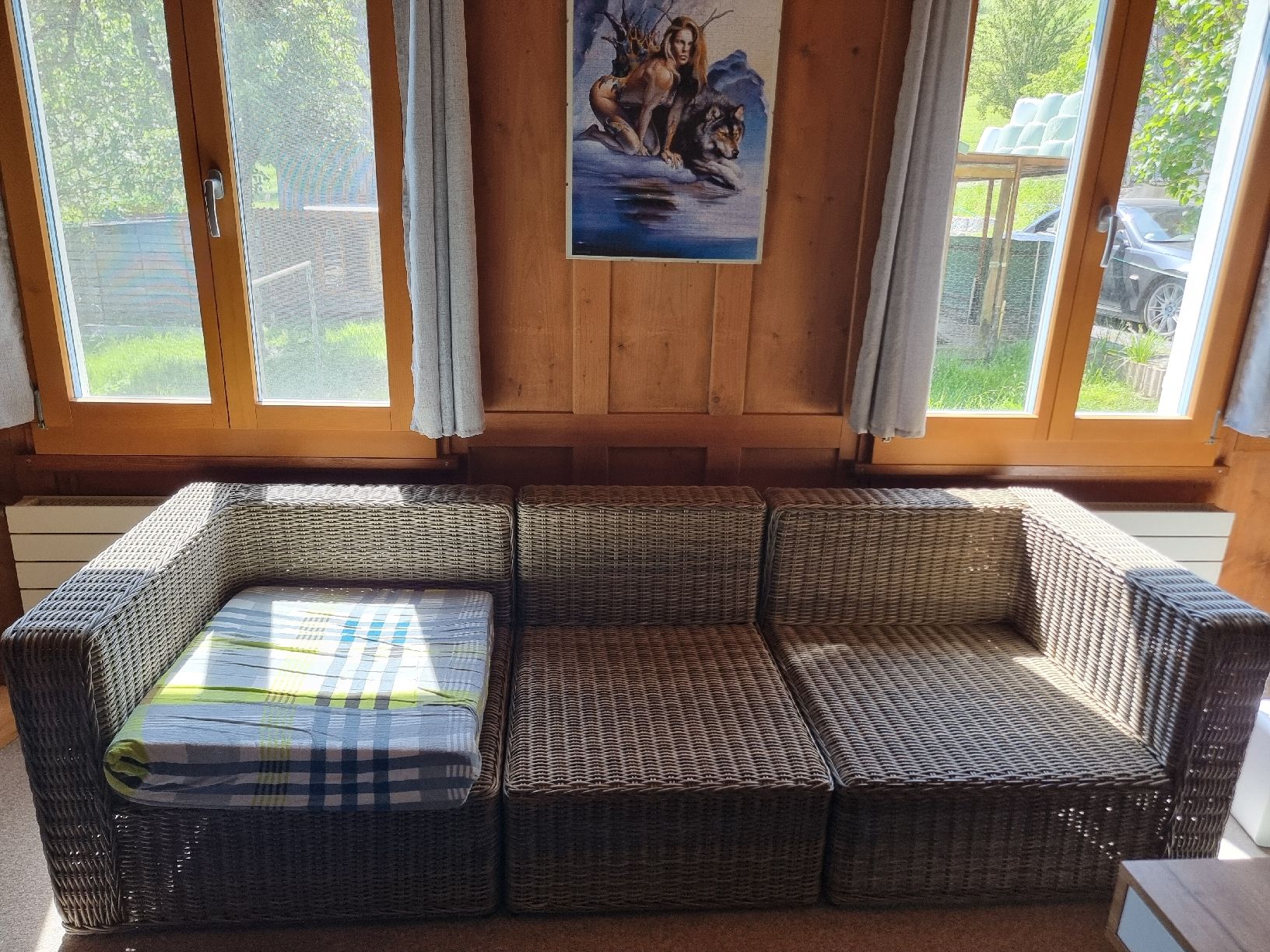 Micasa Panchine: Gartenlouge Sitzbank mit Tisch – Usato da Berschis venduto da treedosha01
