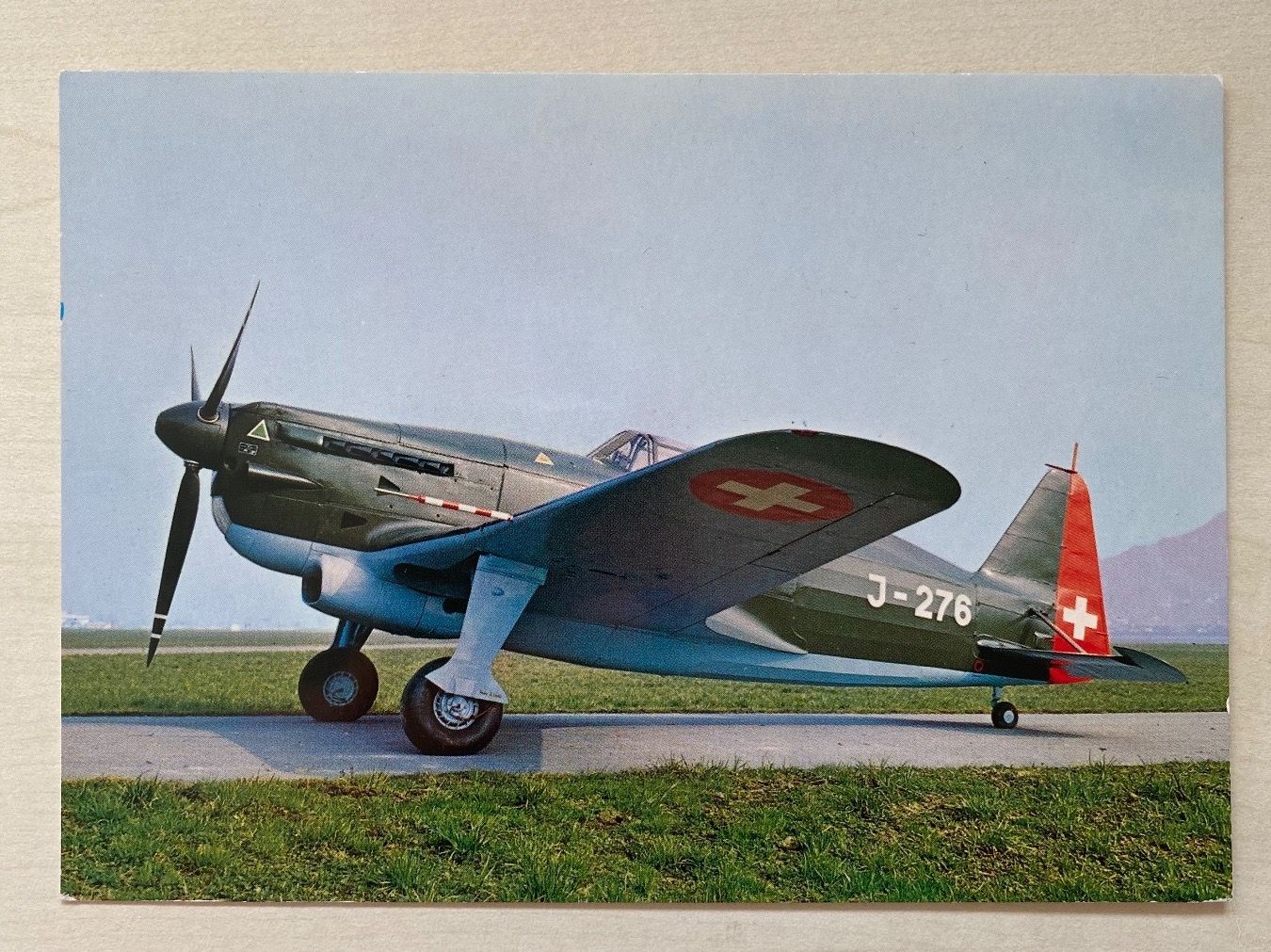 Cartoline postali: AK - Schweizer Luftwaffe Morane D-3801 – Usato da Dübendorf venduto da Stoe26