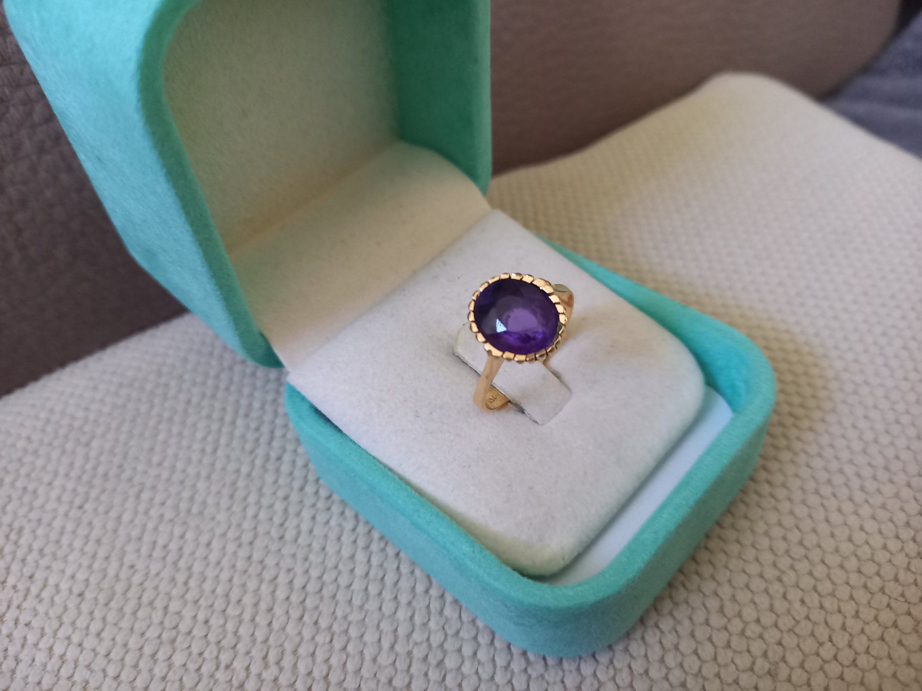 Anelli: Sehr schöner antiker Damenring mit Amethyst – Usato da Rickenbach LU venduto da pepan44 2