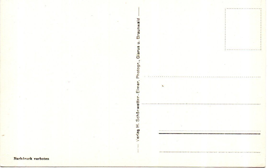 Cartoline postali: AK WINTERMOTIV BEI BRAUNWALD SCHNEE – Usato da Greifensee venduto da scharmant 1