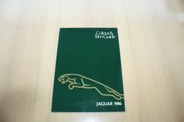 Jaguar Farb- &  Polster/Leder Ausstattung Prospekt 1986