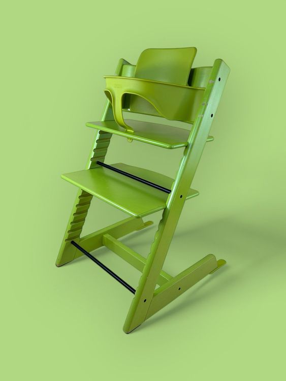 Stokke® Tripp Trapp inkl. Babset & Kissen / Buche 1
