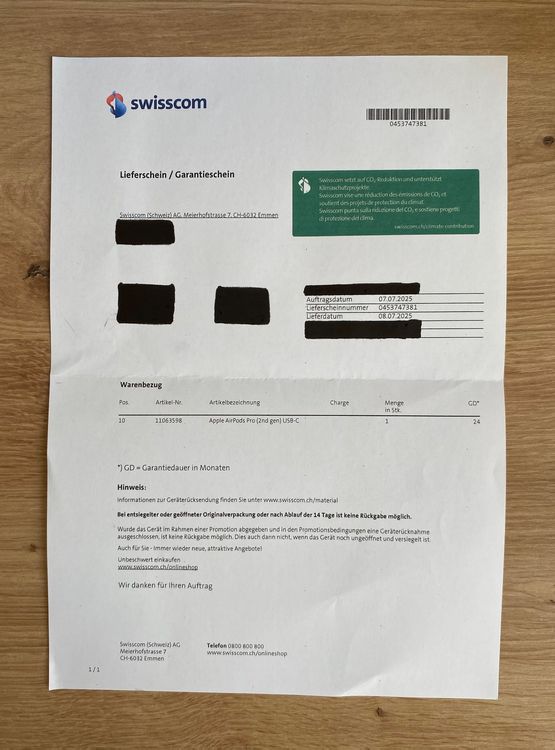 Apple Kopfhörer: AirPods Pro ( 2 Generation) USB-C NEU!! – Neu und originalverpackt aus Schattdorf von wal_5l5t 3